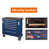 PROJAHN SPACE Werkstattwagen 320-tlg. bestückt Blau